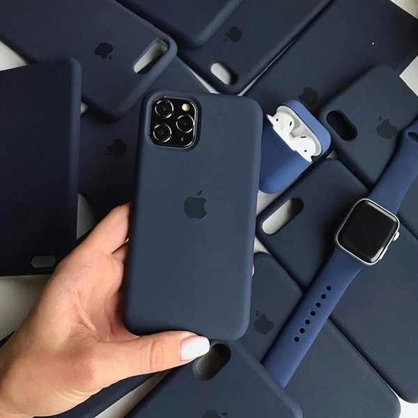 Iphone Navyblue Silicone Case