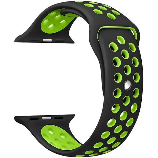 Nike Edition (Black + Green) Original Silicone Strap