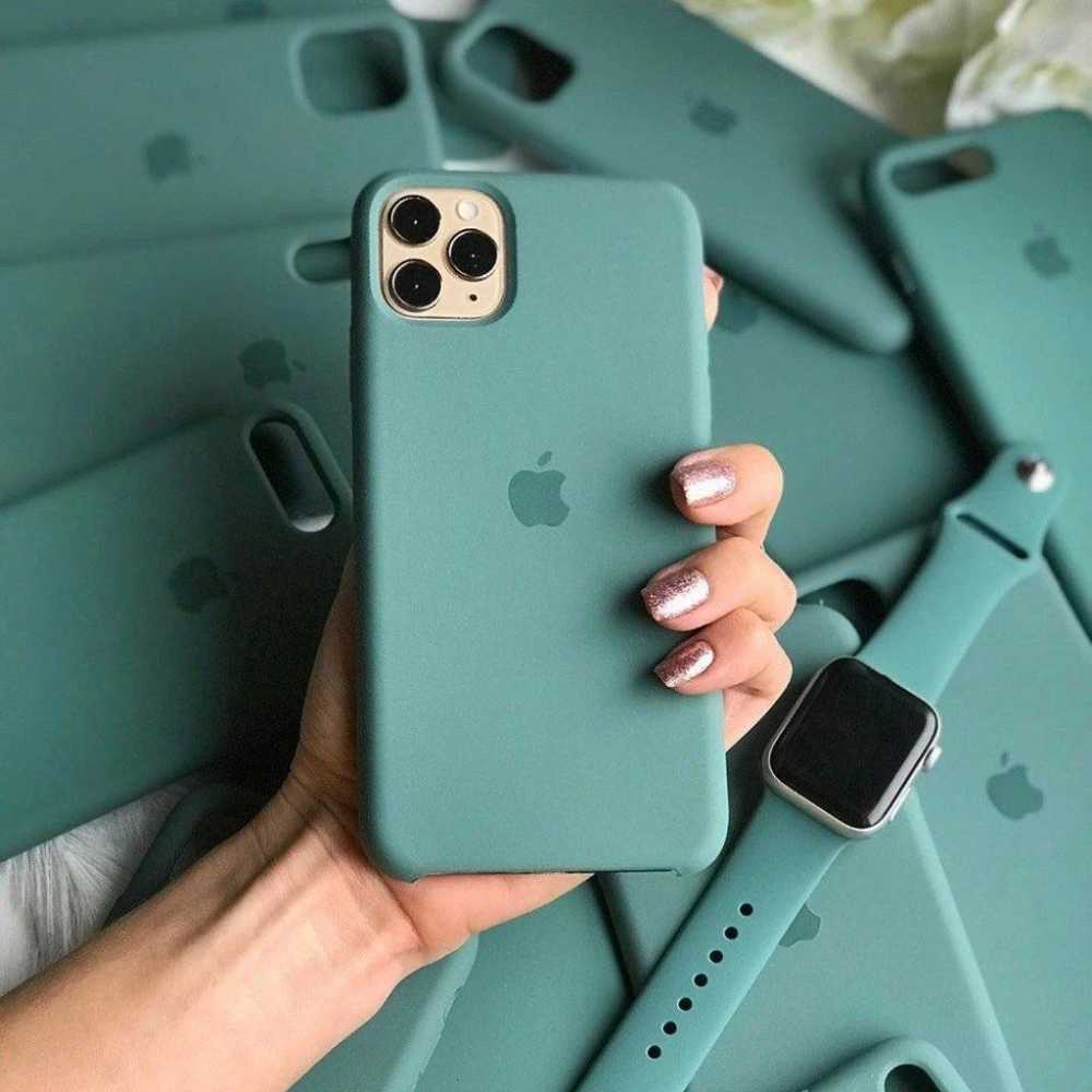 Iphone SeaGreen Silicone Case