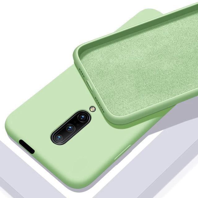 OnePlus Light Green Liquid Silicone Case