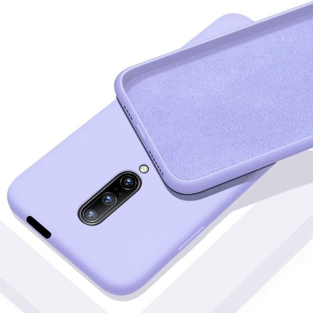 OnePlus Light Purple Liquid Silicone Case