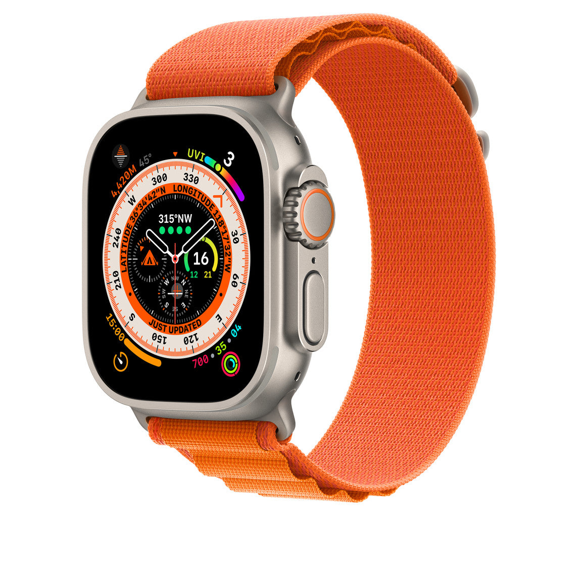 Orange Ridge Loop Apple WatchBand