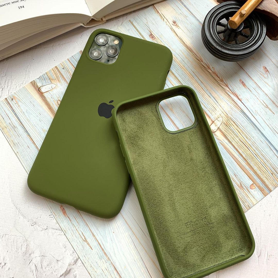 Iphone Darkgreen Silicone Case