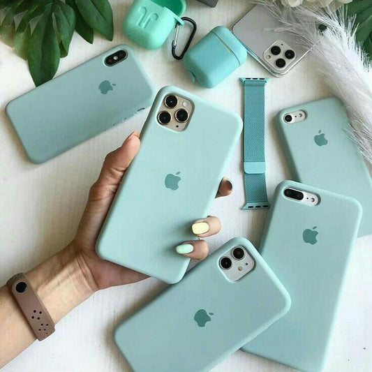 Iphone Water Blue Silicone Case