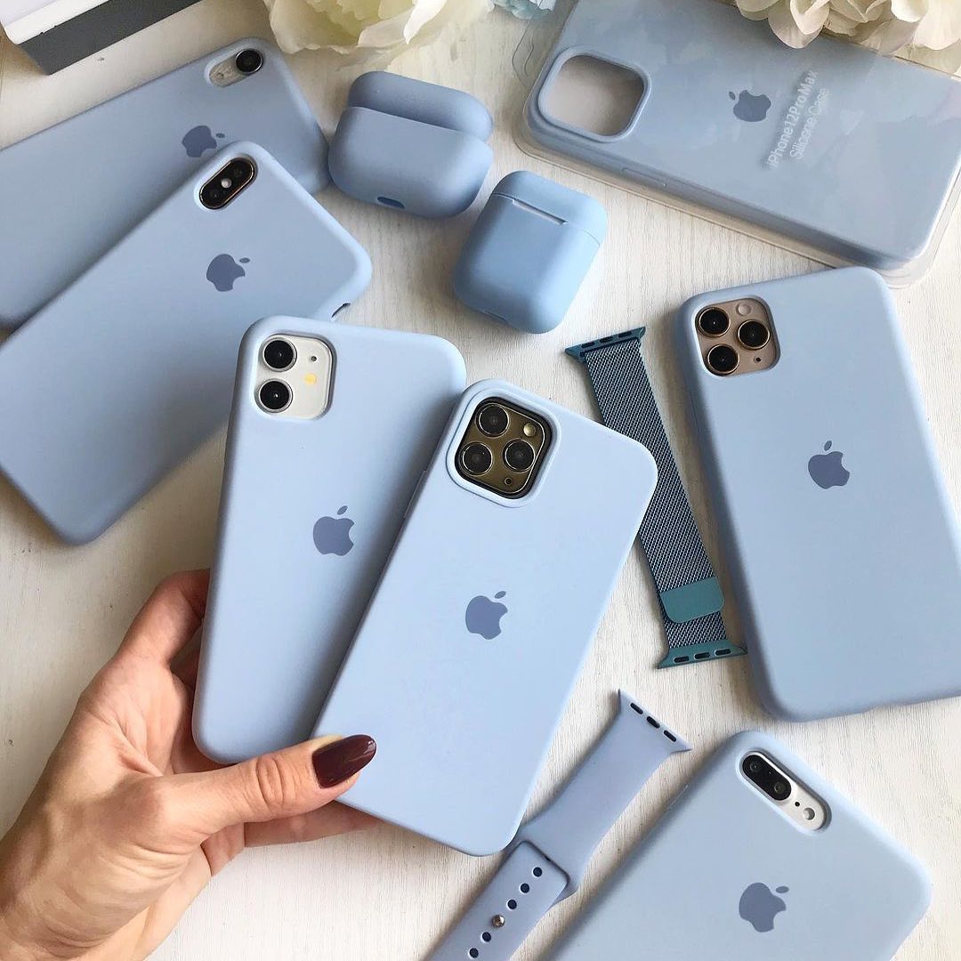 Iphone SkyBlue Silicone Case